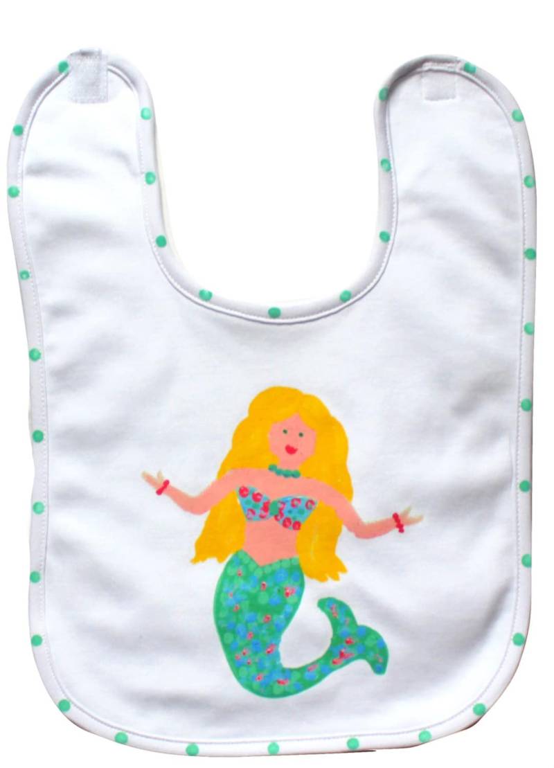 Meerjungfrau-strand-Kleinkind-Baby-Lätzchen von Etsy - LemondaisyDesign