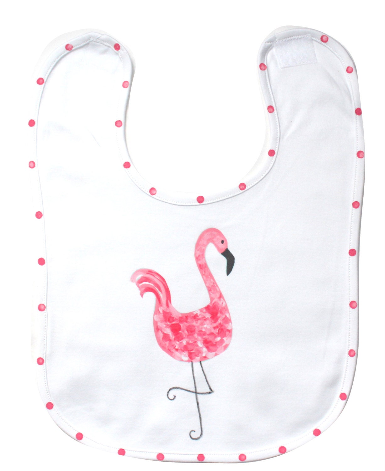 Rosa Flamingo Baby Lätzchen Geschenk von Etsy - LemondaisyDesign