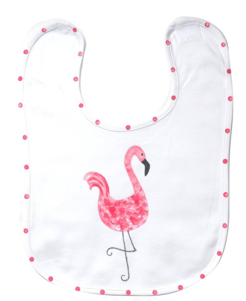 Rosa Flamingo Baby Lätzchen Geschenk von Etsy - LemondaisyDesign