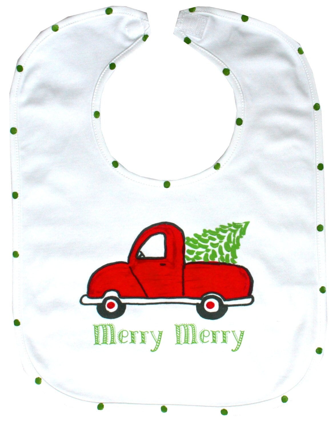Roter Weihnachtsbaum Lkw Baby Lätzchen Weihnachten Babygeschenk Personalisiert von Etsy - LemondaisyDesign