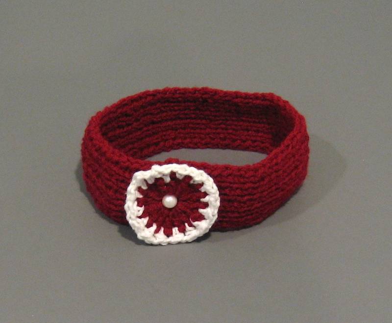 Baby Mädchen Stirnband, Burgund Handgemachtes Stirnband Mit Blumen, Bordeaux Weiße Blume - Lk110 Baby Mädchen Stirnband, Burgund Handgemachtes Stirnband Mit Blumen, Bordeaux Weiße Blume - Lk110 von Etsy - LenasKnitting