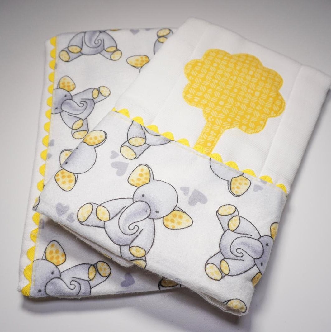 Baby-Applikation-Set - Grau Und Gelb Baby-Applikation-Set - Grau Und Gelb von Etsy - LepetitamourByAnita