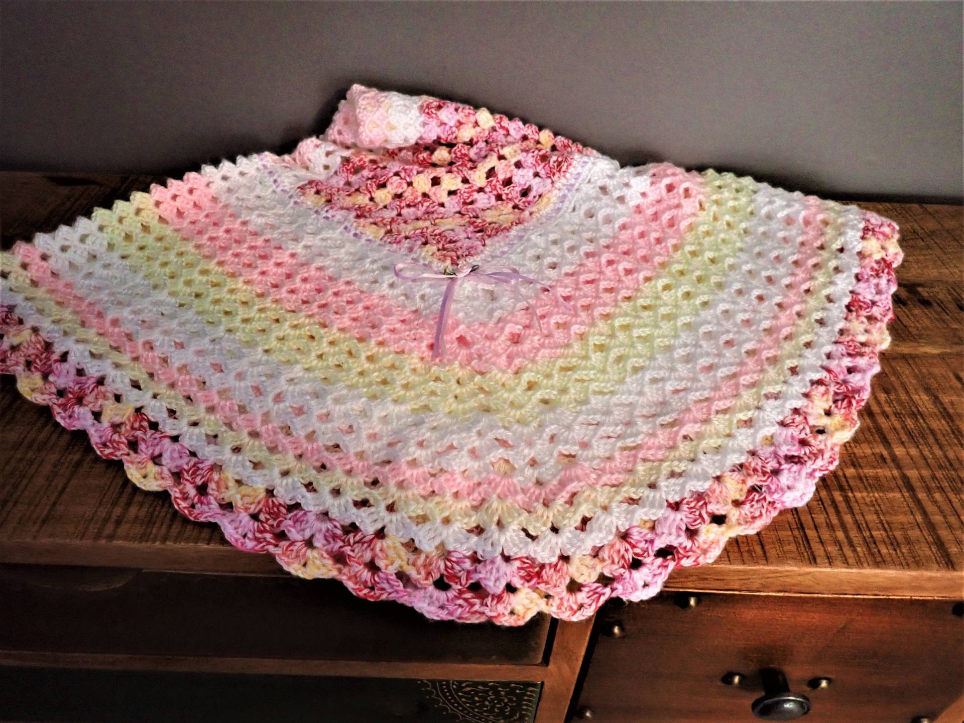 Handgefertigte Babydecke, Schmusetuch, Geschenk Für Babyparty, Babydecke Mädchen von Etsy - LesCreationsManon