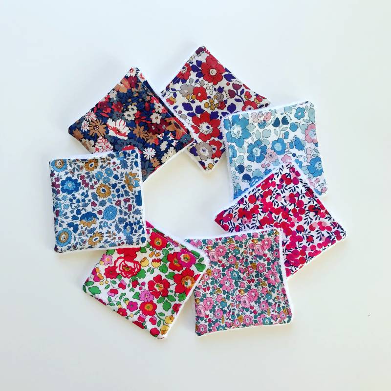 Wöchentliche Make-Up-Entferner-Quadrate in Liberty von Etsy - LesEpinglesDeFanny