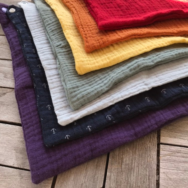 Wöchentliches Set Baby-Lätzchen, Mit 7 Lätzchen, Baby-Bandana-Lätzchen - Farben Ihrer Wahl von Etsy - Lesamisdebebe