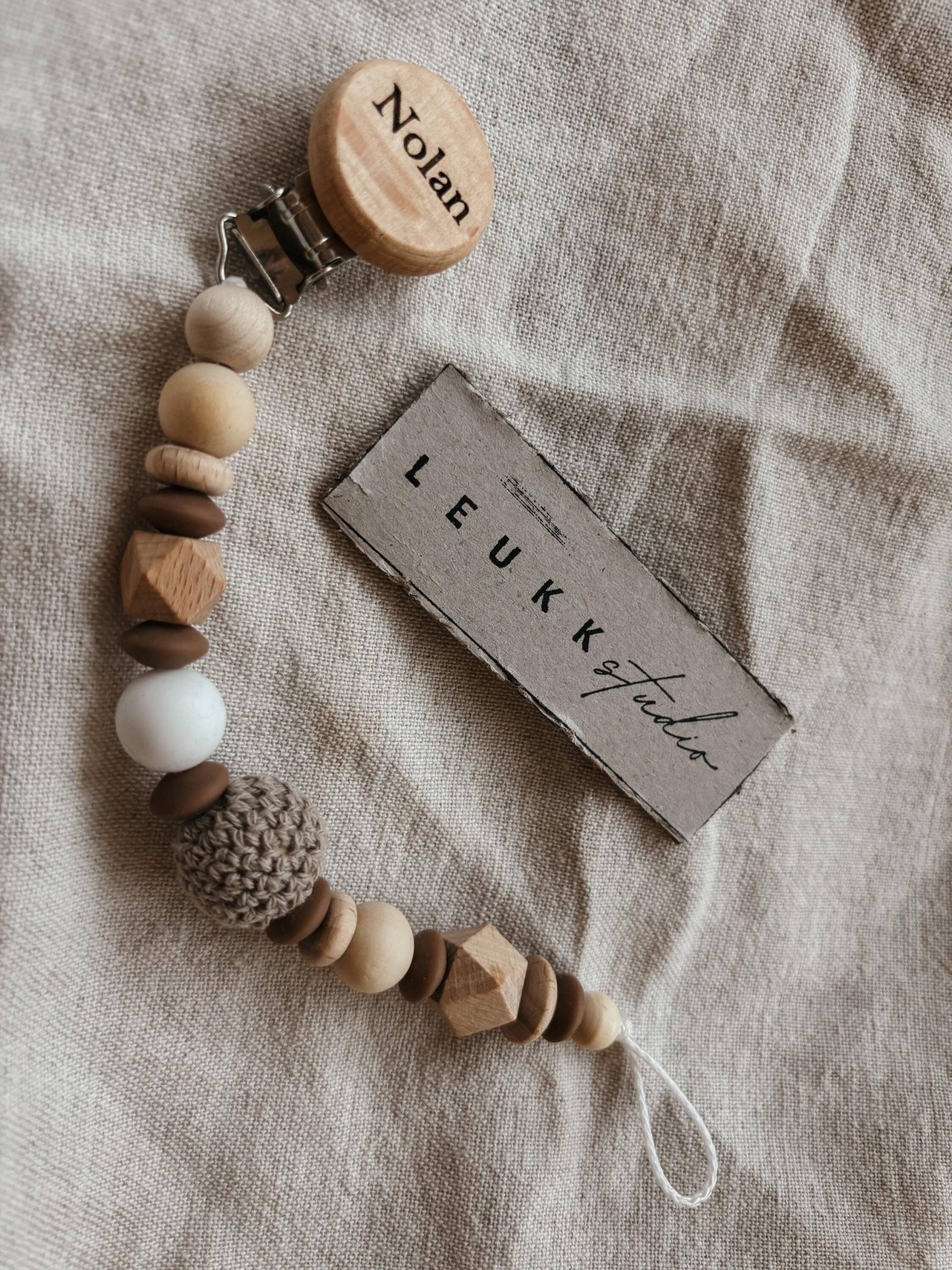 Schnullerkette Mit Namen Personalisiert - Junge Schnullerkette Mit Namen Personalisiert - Junge von Etsy - LeukkStudio