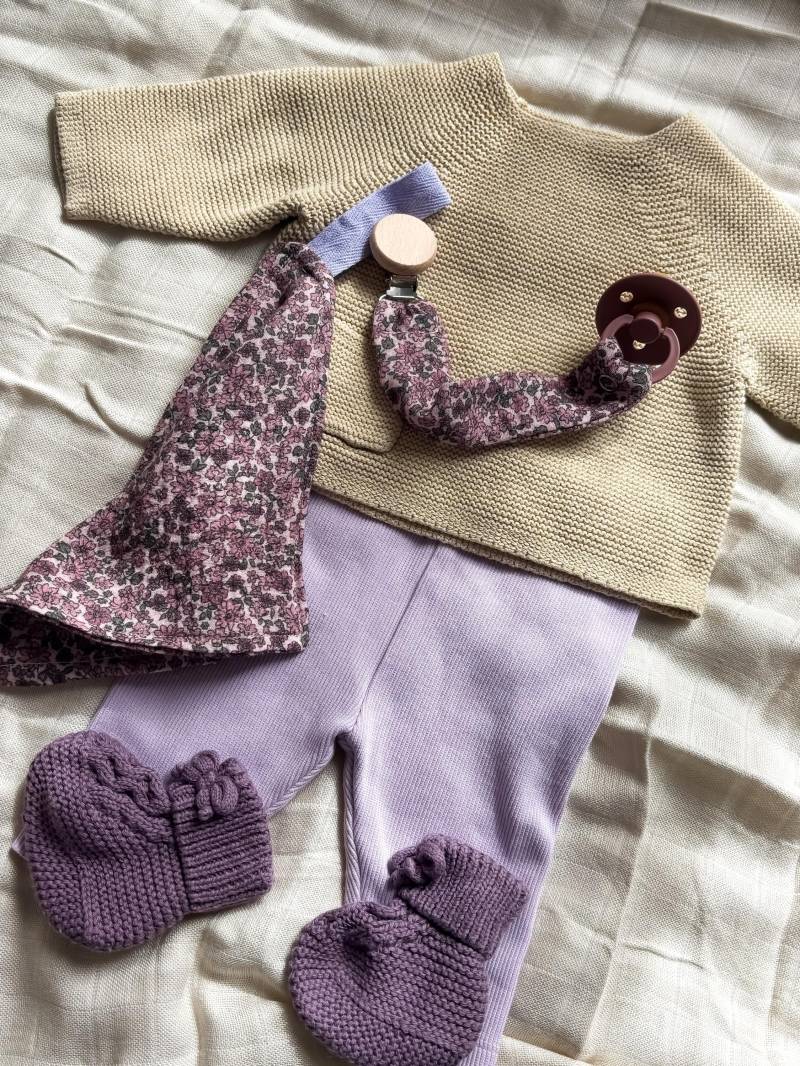 Schnullertuch Aus Musselinstoff - Geschenk Zur Geburt/Taufe Für Mädchen Schnuffeltuch Blumenmuster von Etsy - LeukkStudio