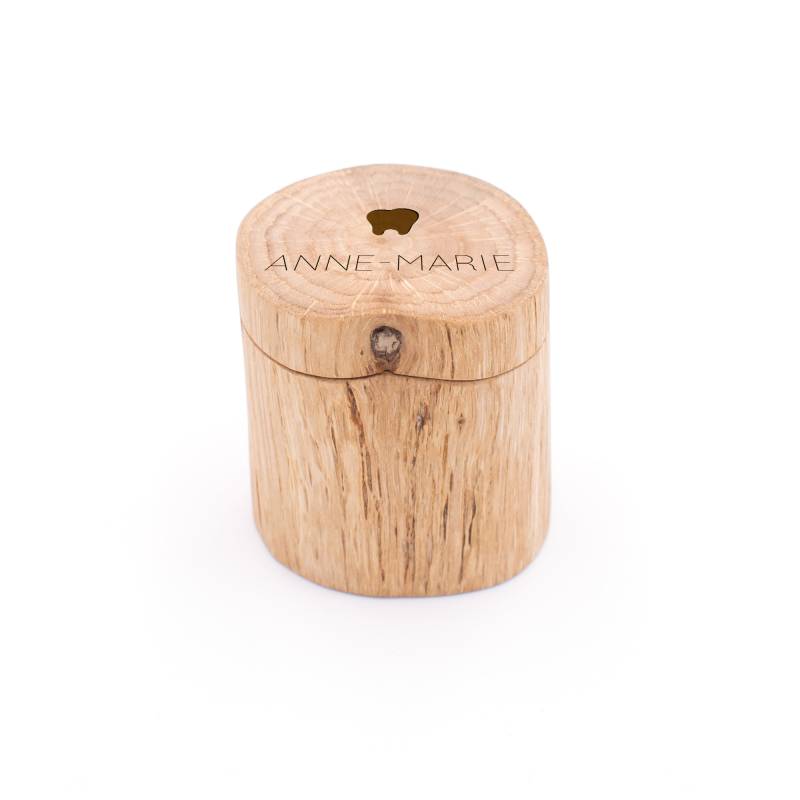 Milchzahndose Personalisiert Mit Name, Holz | Dose Zum Sammeln Der Milchzähne Geschenk Zahnfee Junge, Mädchen, Patenkind Zahndose Pur von Etsy - LewanaNaturDesign