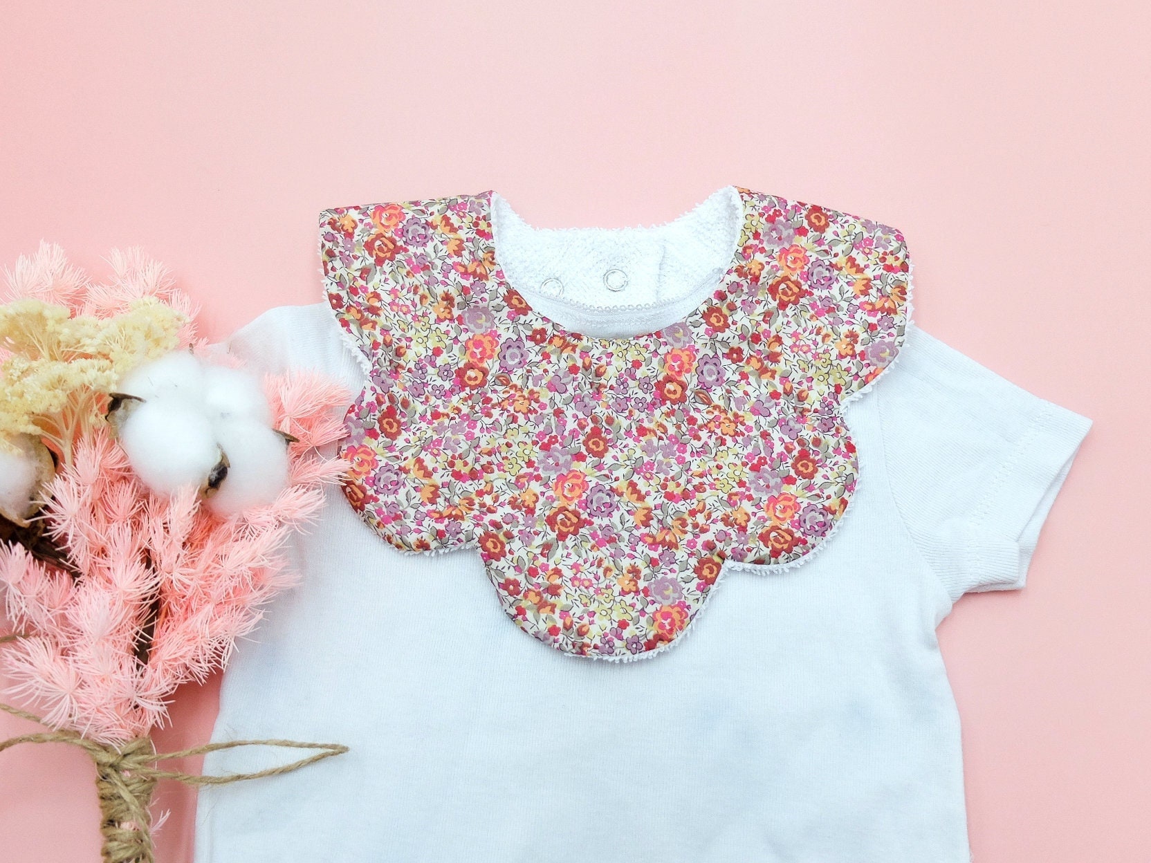 Liberty Of London Baby Lätzchen - Blumendruck Baumwolle Neugeborene Double Gauze Spucktuch Geschenk Zur Geburt von Etsy - LibertyJardin