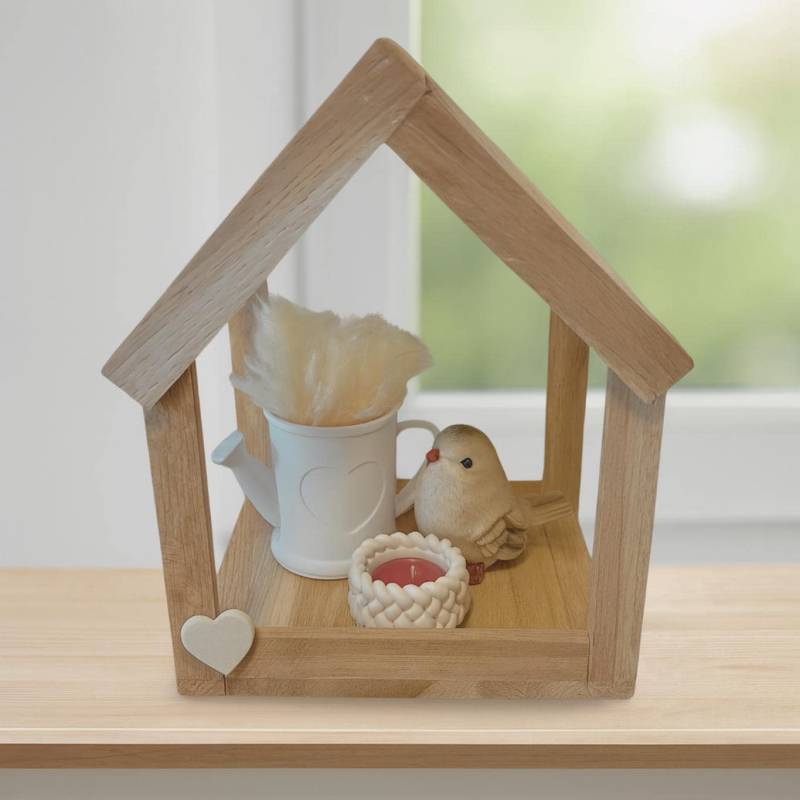 Deko-Vogelhaus Geschenkset Mit Kerzenhalter & Vogel - Handgemachtes Mini-Häuschen Als Liebevolles Geschenk Zur Deko, Geschenke Für Freudin von Etsy - LieblingeundCo