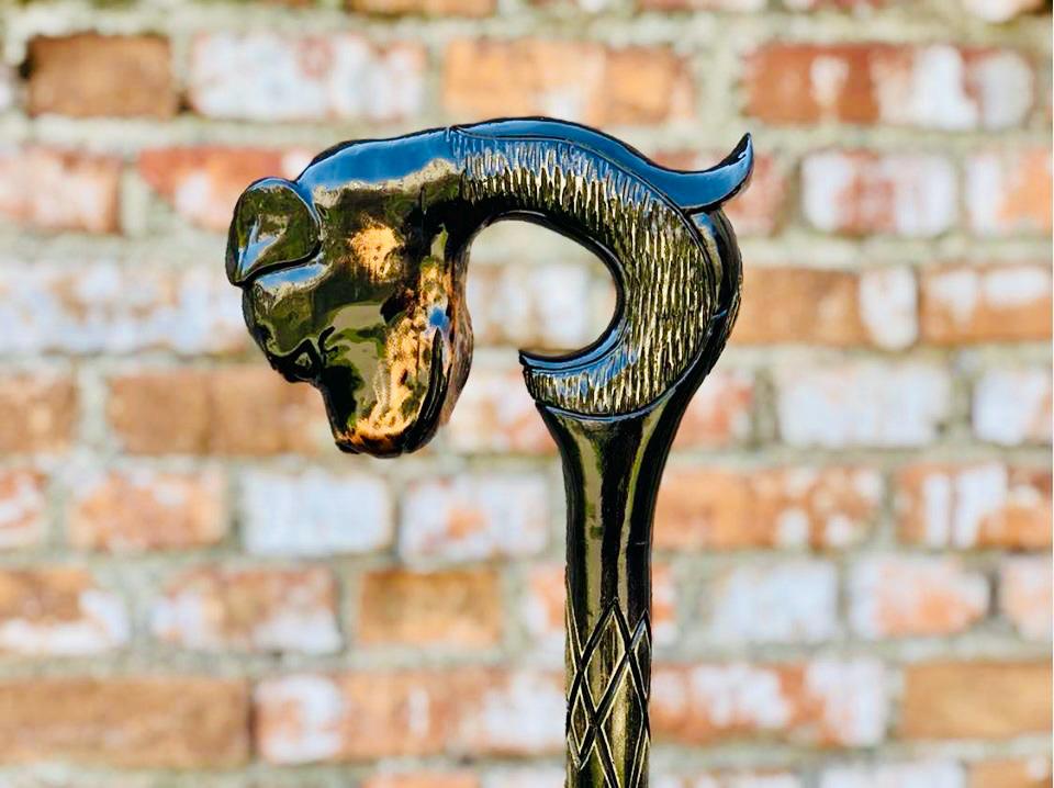 Handgeschnitzte Rottweiler Gehstock - Aus Holz Für Hunde von Etsy - Lieblingsschirm