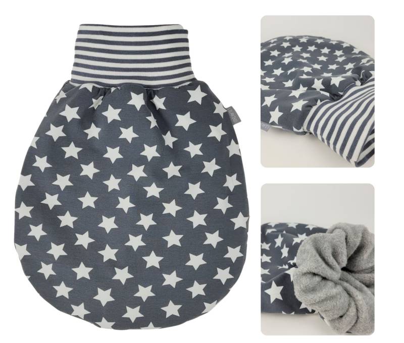 Baby Schlafsack Strampelsack Sterne Grau Weiß 0-24 Monate in 4 Größen Baby Schlafsack Strampelsack Sterne Grau Weiß 0-24 Monate in 4 Größen von Etsy - Lilakind