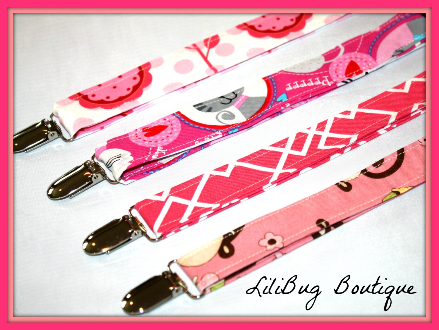 Lilibug Wählen Sie Einstellbare Krankenpflege Und Bib Clip - Pinks von Etsy - LiliBugBoutique