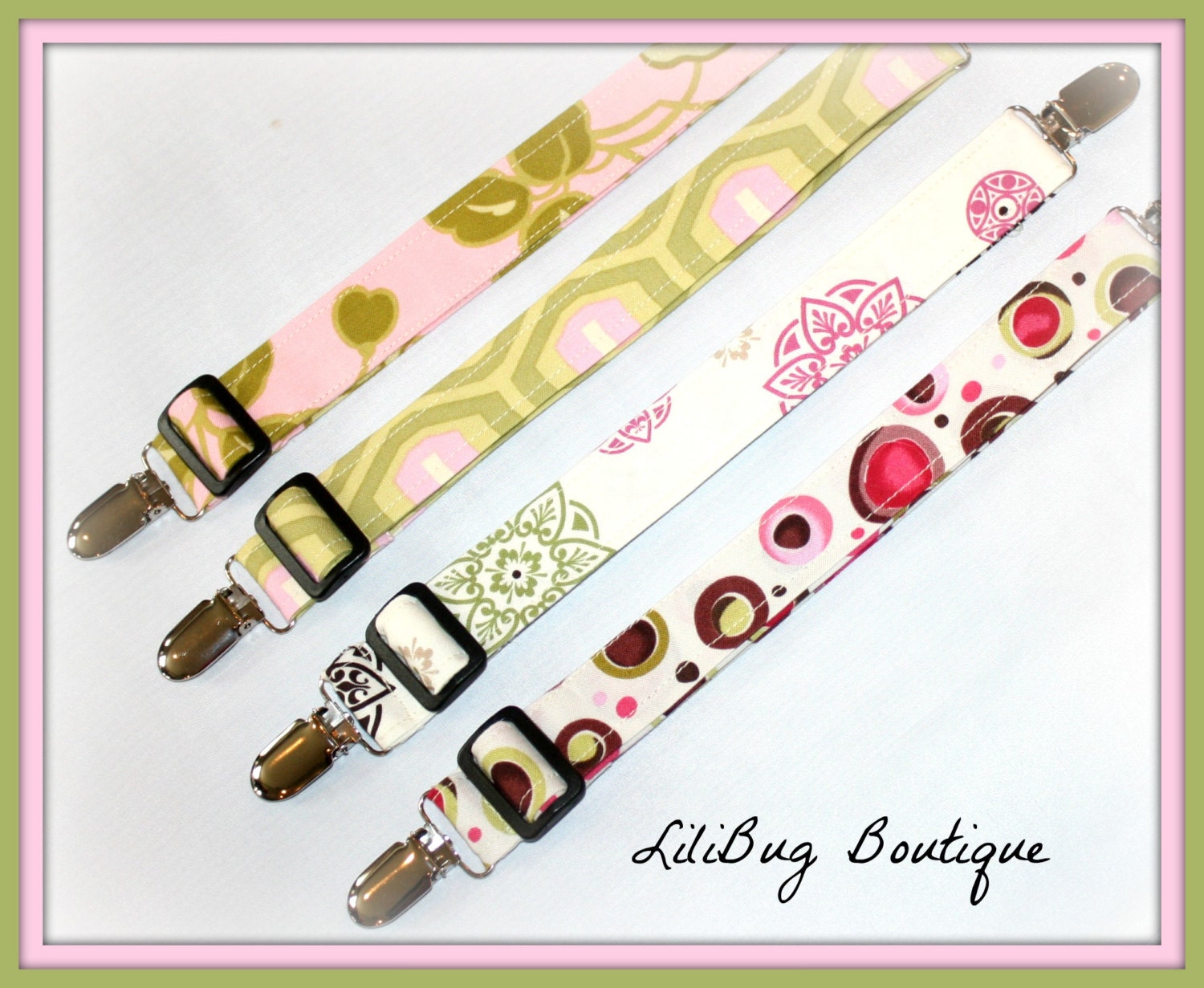 Lilibug Wählen Sie Einstellbare Krankenpflege Und Bib Clip - Pinks von Etsy - LiliBugBoutique