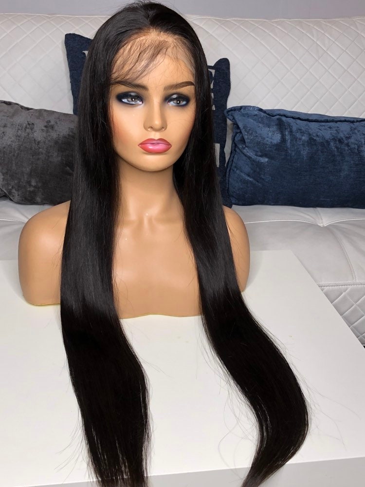 30" Volle Spitze Gerade Perücke von Etsy - LillianMichelCo