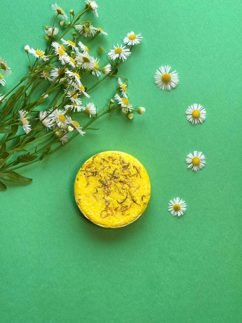 Chamomile Bio-Veganer Shampoo-Bar - Umweltfreundlich Zero Waste Plastikfrei Schönheit Und Aromatherapie Reisegröße von Etsy - LiluOrganic