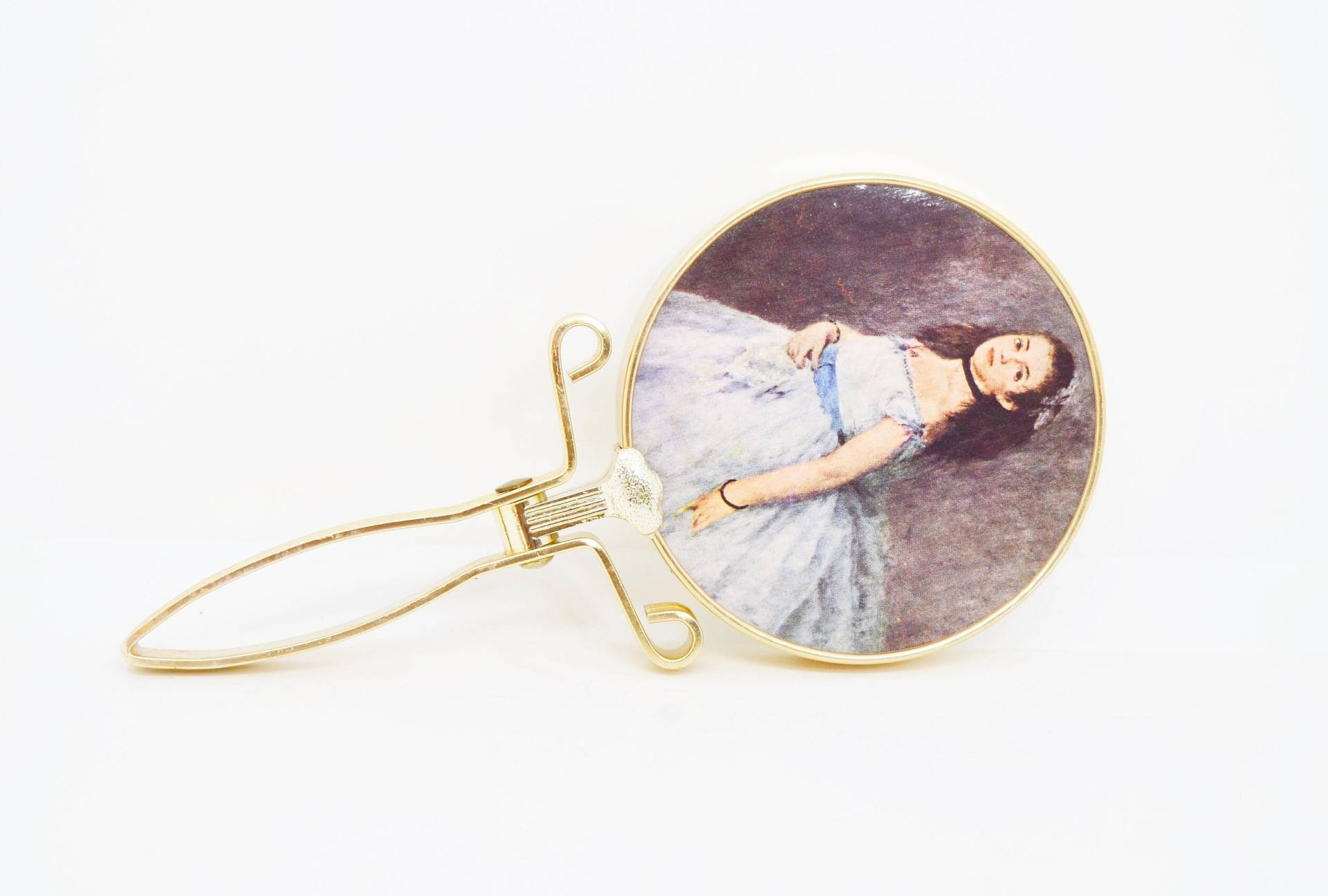 Vintage Spiegel, Doppellage Handspiegel, Ankleidetisch Spiegel, Gold Spiegel Vintage Spiegel, Doppellage Handspiegel, Ankleidetisch Spiegel, Gold Spiegel von Etsy - Limbhad