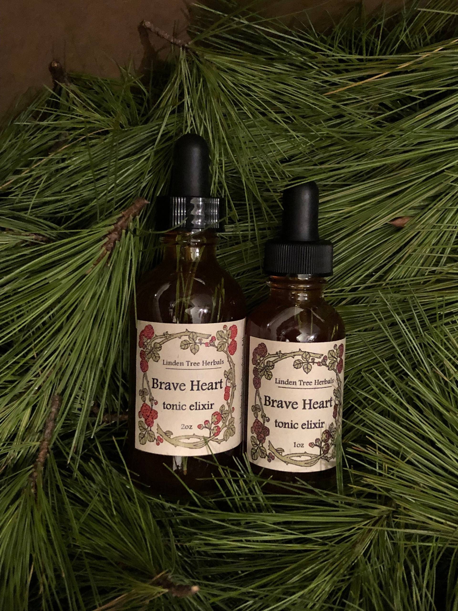Brave Heart Tonic // Elixier Aus Weißdorn, Fichte, Kiefer, Rose Und Reishi von Etsy - LindenTreeHerbals