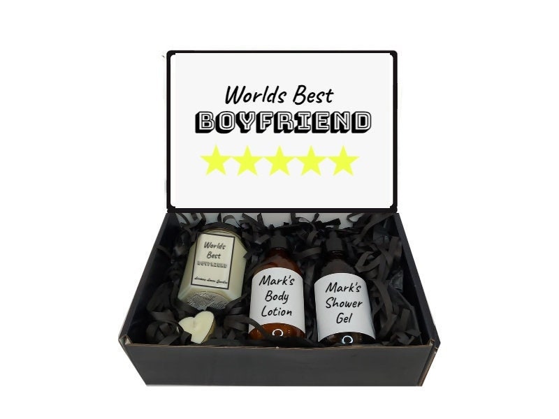 5 Sterne Boyfriend Geschenkbox Geschenkkorb - Individuell/Personalisiert Worlds Best 5 Sterne Boyfriend Geschenkbox Geschenkkorb - Individuell/Personalisiert Worlds Best von Etsy - LindsayLucasCandles