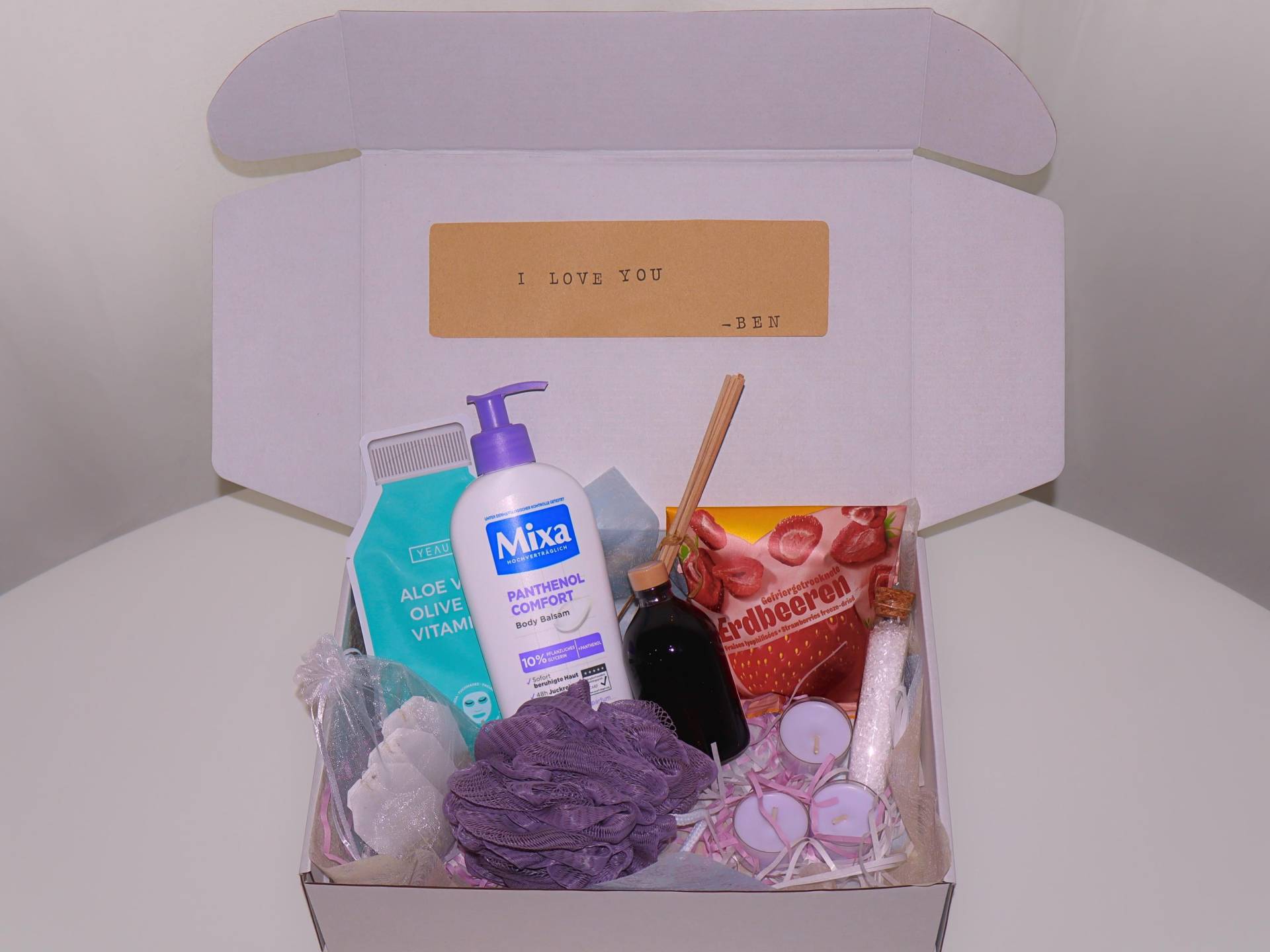 Fertiges Geschenkset Zum Verschenken, Entspannung Für Zuhause, Personalisierbare Selfcare Box Fertiges Geschenkset Zum Verschenken, Entspannung Für Zuhause, Personalisierbare Selfcare Box von Etsy - LioVerse