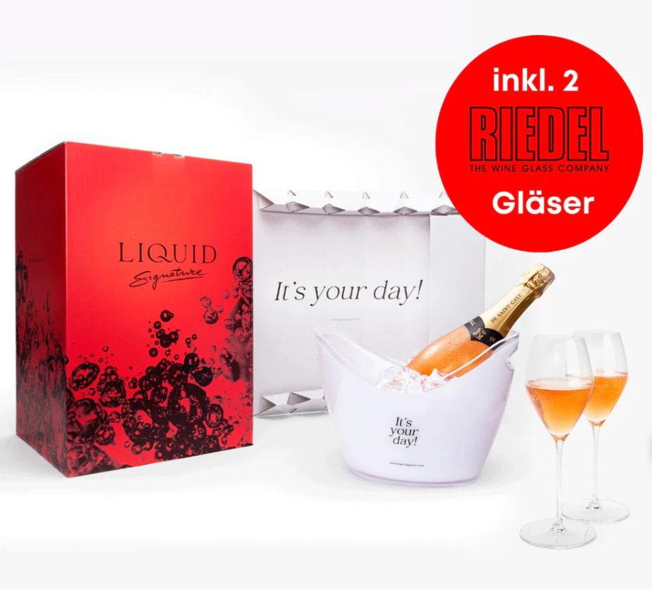 Champagner Box - Geschenkset Aus Einer Flasche Exquisitem Champagner, 2 Champagnergläsern, Kühler Und Geschenkverpackung Hochzeitsgeschenk Champagner Box - Geschenkset Aus Einer Flasche Exquisitem Champagner, 2 Champagnergläsern, Kühler Und Geschenkverpackung Hochzeitsgeschenk von Etsy - LiquidSignature