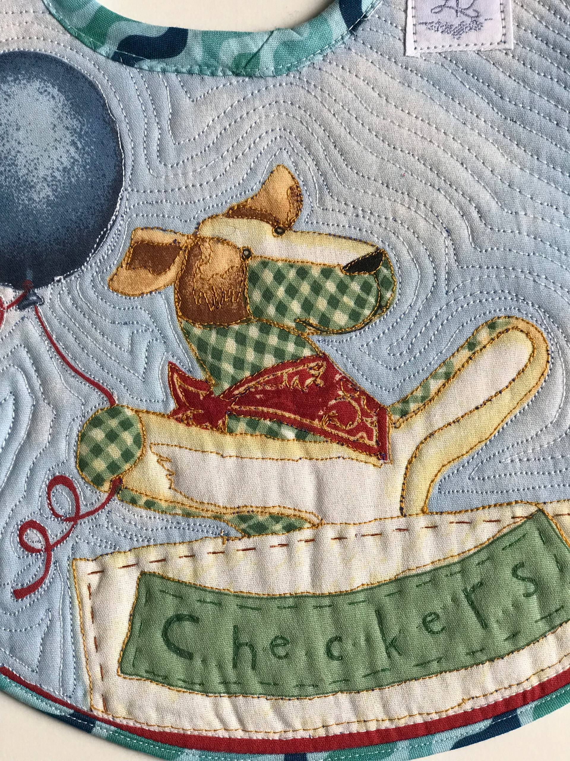 Baby Lätzchen, Handgesteppt Gepolstert, Quilt | 4 Baby Lätzchen, Handgesteppt Gepolstert, Quilt | 4 von Etsy - LithaQuilts