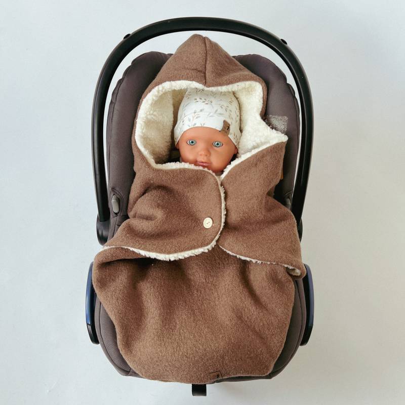 Einschlagdecke Wollwalk/Teddy Kamel Für Babyschale Mit 3-Punkt-Gurtsystemen Einschlagdecke Wollwalk/Teddy Kamel Für Babyschale Mit 3-Punkt-Gurtsystemen von Etsy - LittleANTunique