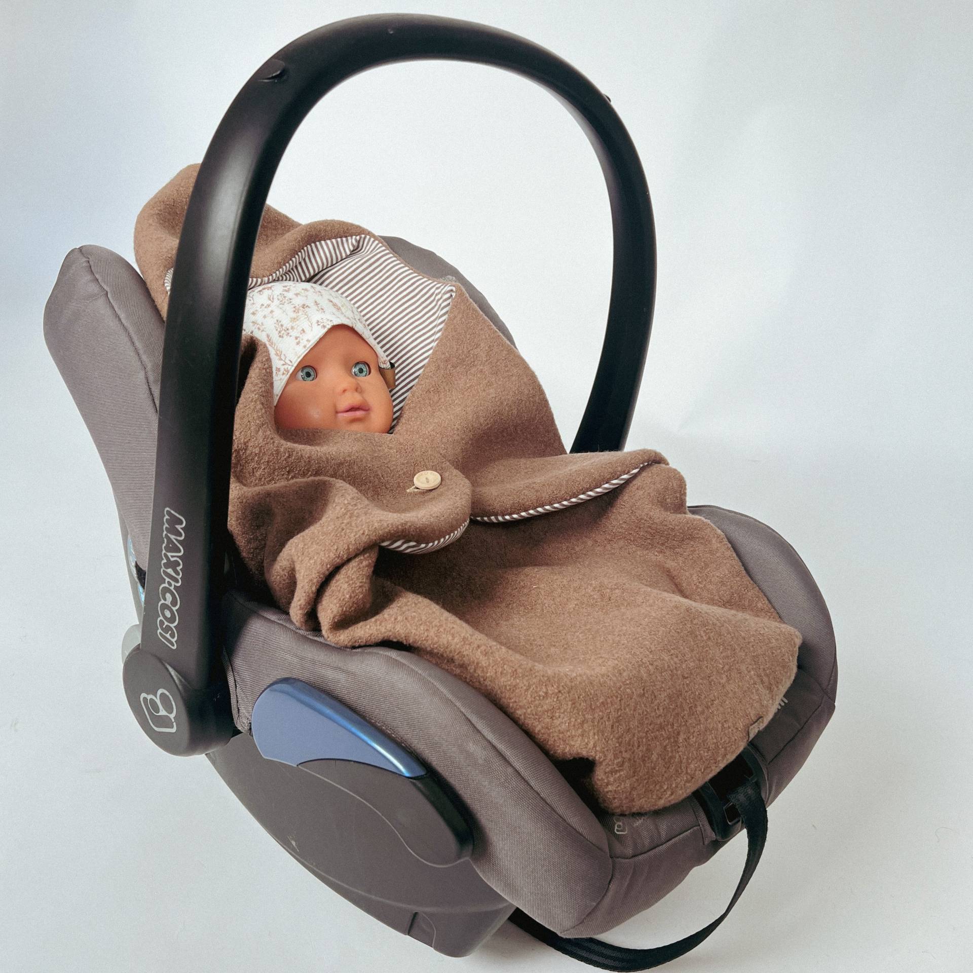 Einschlagdecke Wollwalk Kamel Für Babyschale 3-Punkt-Gurtsystemen von Etsy - LittleANTunique