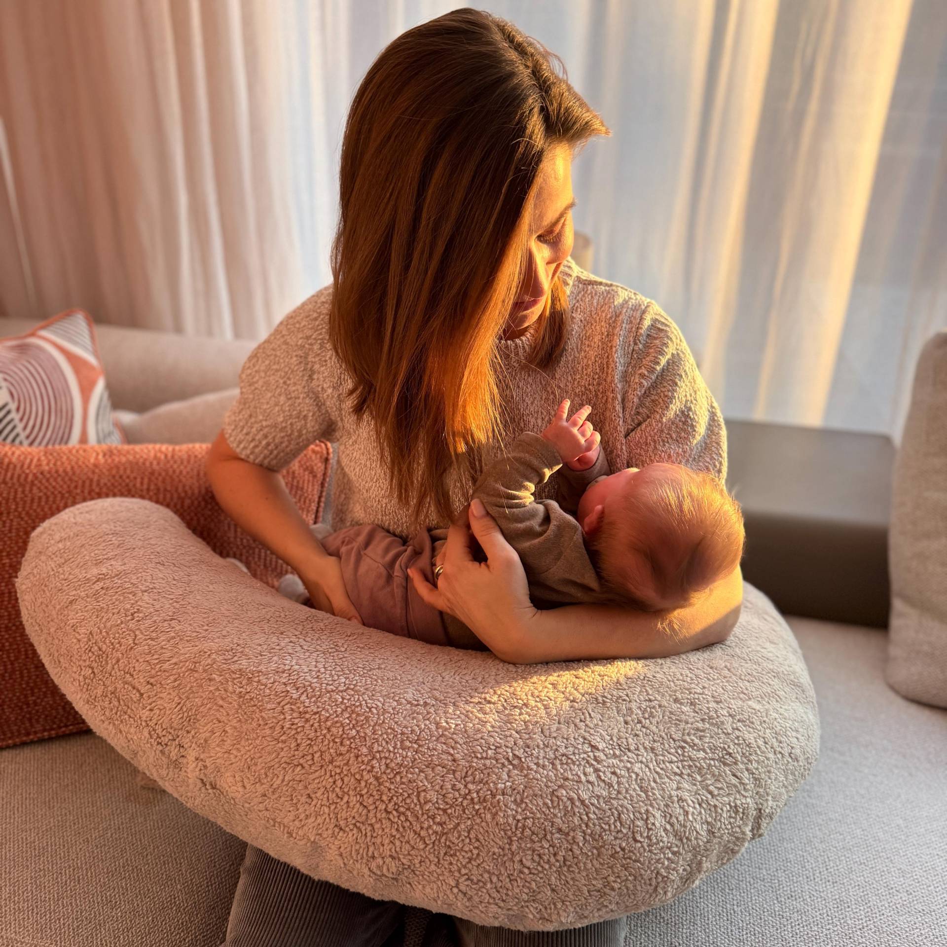 stillkissen/Seitenschläferkissen Teddyfell Beige von Etsy - LittleANTunique