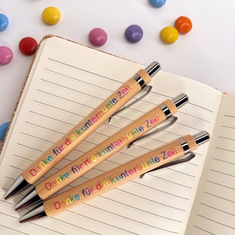 Abschiedsgeschenk Lehrerin, Danke Für Die Kunterbunte Zeit, Kugelschreiber Personalisiert, Kindergarten, Kleines Dankeschön Abschiedsgeschenk Lehrerin, Danke Für Die Kunterbunte Zeit, Kugelschreiber Personalisiert, Kindergarten, Kleines Dankeschön von Etsy - LittleBubbaShop