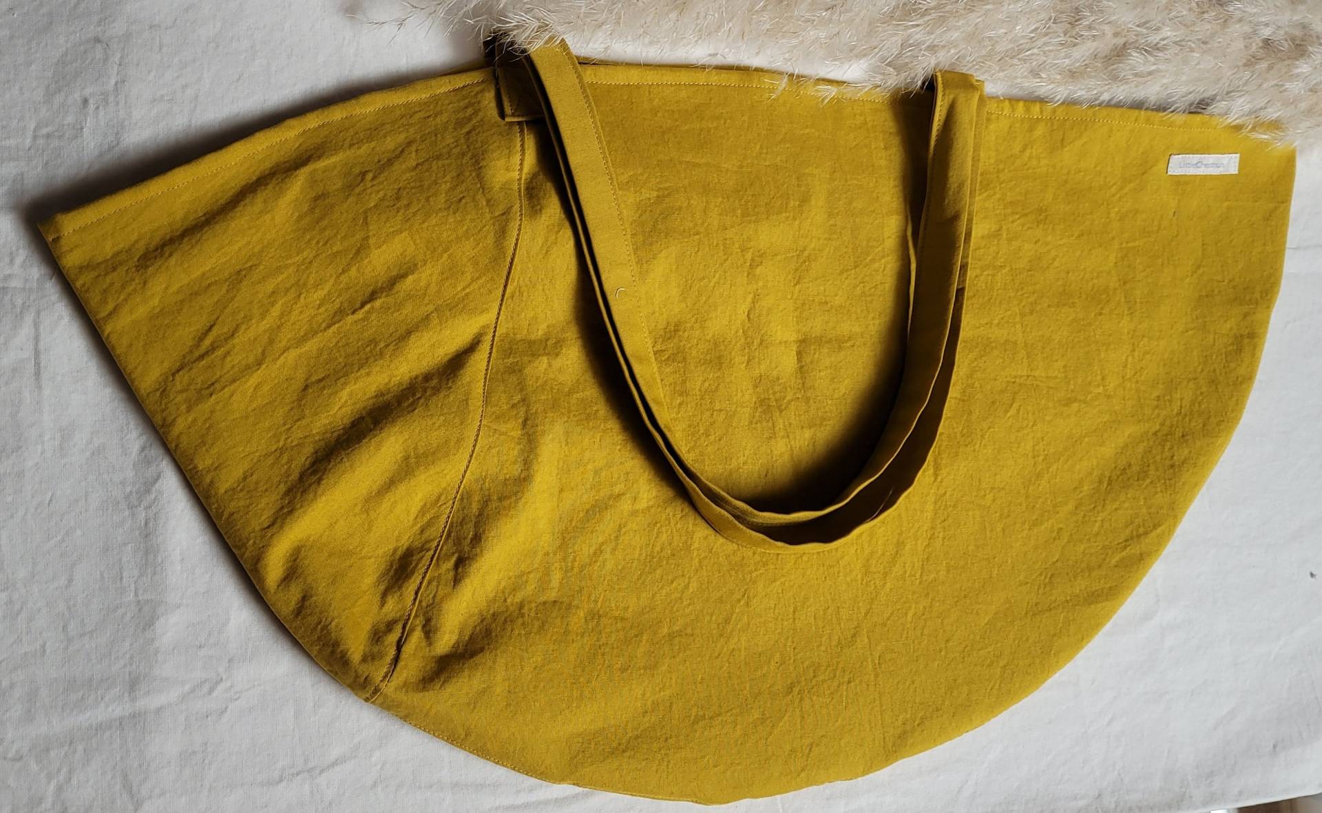 Personalisierte Wiegetasche/Wiegetuch Für Hebammen Aus 100% Baumwolle Bis 7Kg - Senfgelb Geschenkidee Babywiegen von Etsy - LittleChestnuts