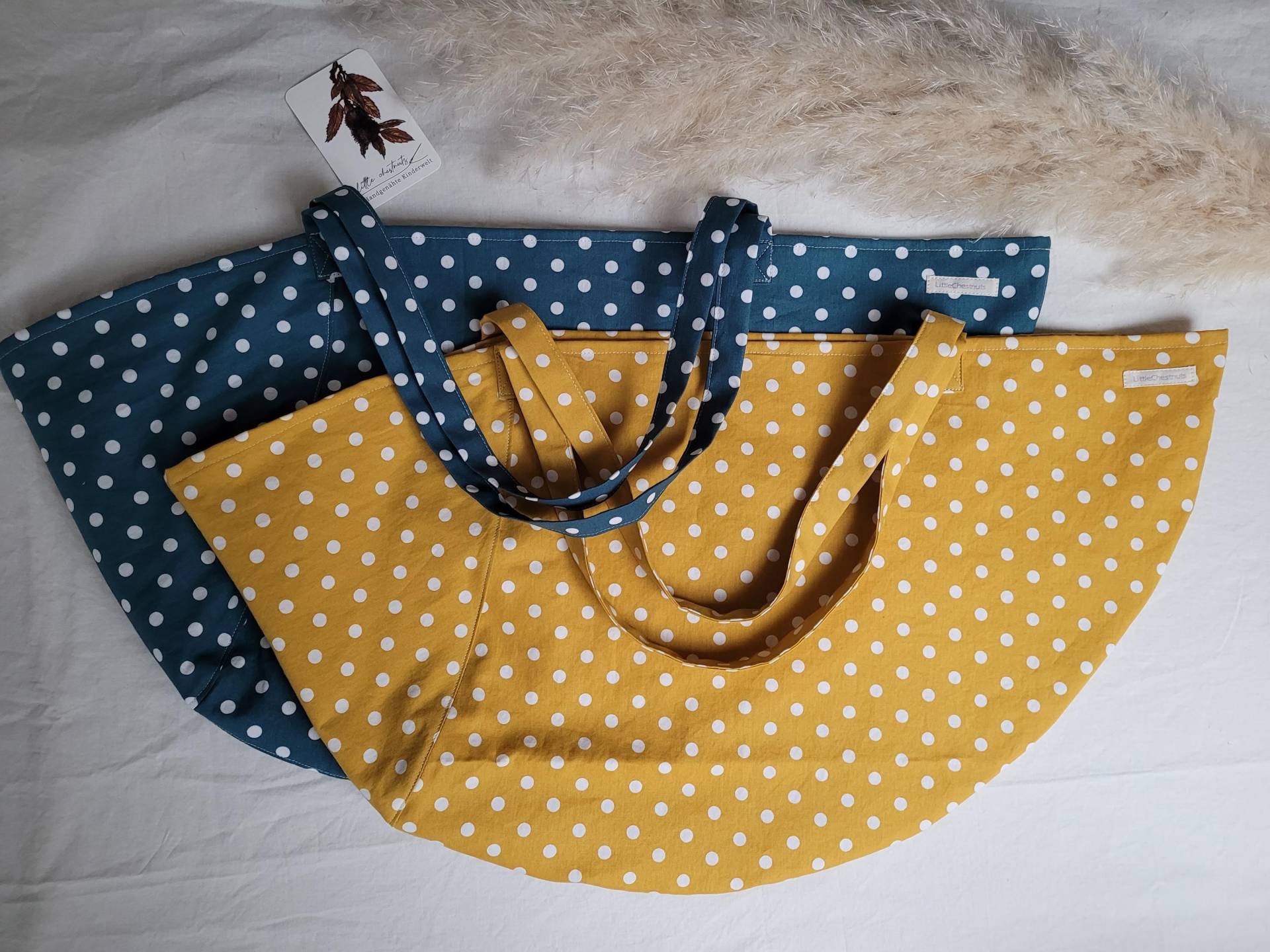 Personalisierte Wiegetasche/Wiegetuch Für Hebammen Aus 100% Baumwolle - Senfgelb Mit Großen Weißen Punkten Geschenkidee/Geburtsgeschenk von Etsy - LittleChestnuts