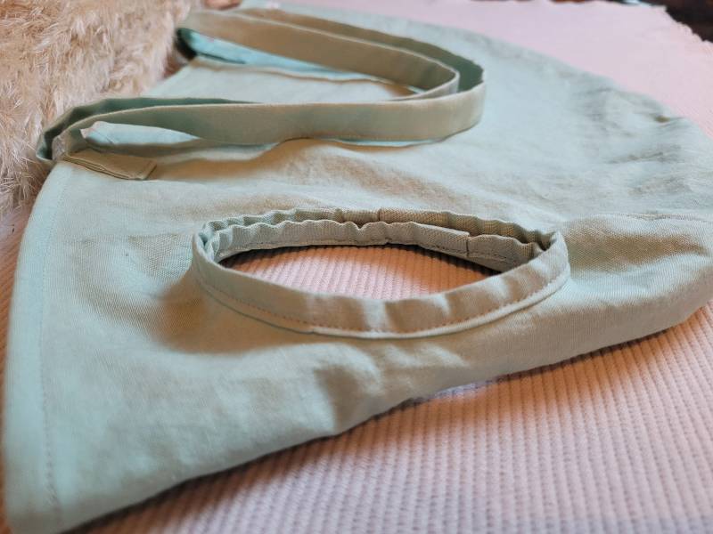 Personalisierte Wiegetasche/Wiegetuch Für Hebammen Aus Weichem Und Hautfreundlichem Fahnentuch - 100% Baumwolle Mint Geschenkidee von Etsy - LittleChestnuts