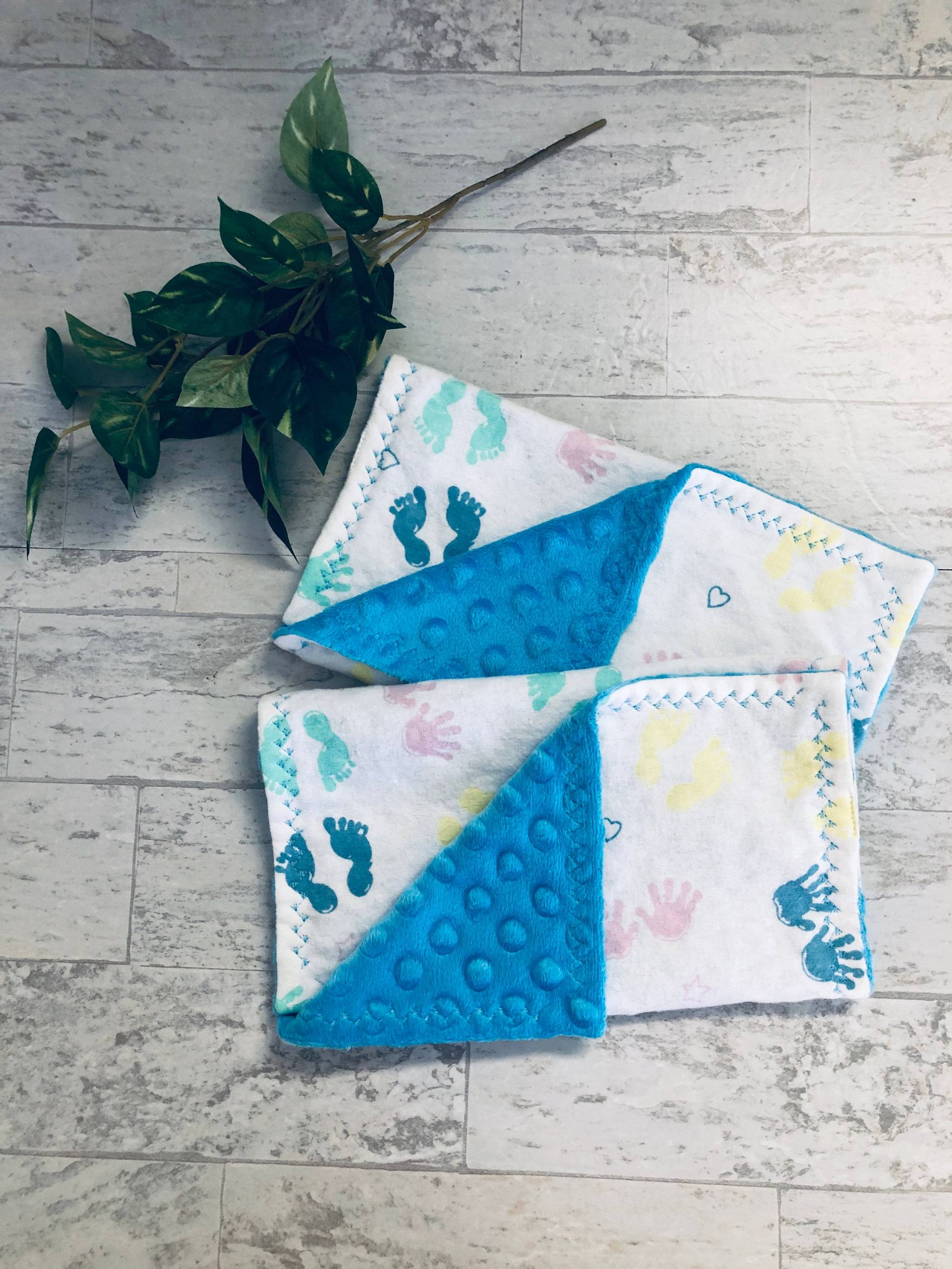 Flanell Minky Spucktuch von Etsy - LittleCreationsCo