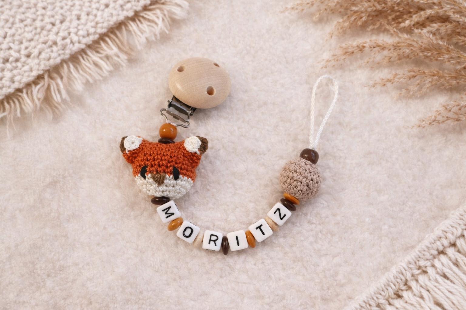 Personalisierte Schnullerkette Mit Name | Schnullerclip Fuchs Orange Braun Beige Baby Geschenk Zur Geburt Schnullerhalter Personalisiert Personalisierte Schnullerkette Mit Name | Schnullerclip Fuchs Orange Braun Beige Baby Geschenk Zur Geburt Schnullerhalter Personalisiert von Etsy - LittleDreamPearl