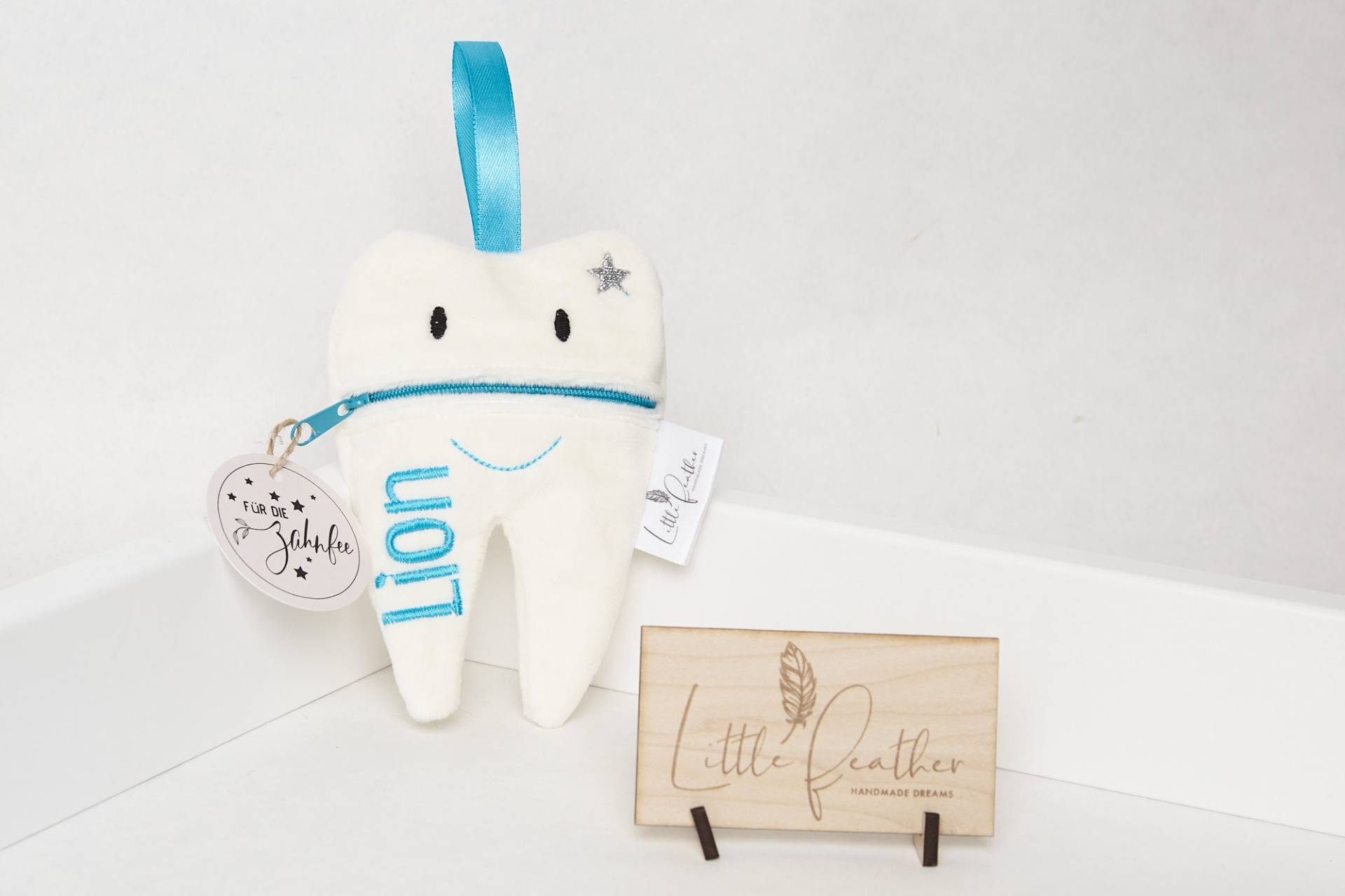 Zahnfee Zahn Täschchen Türkis Grün Mit Namen Personalisiert Tasche Milchzahn Überraschung Junge Mädchen Geschenk von Etsy - LittleFeatherLove
