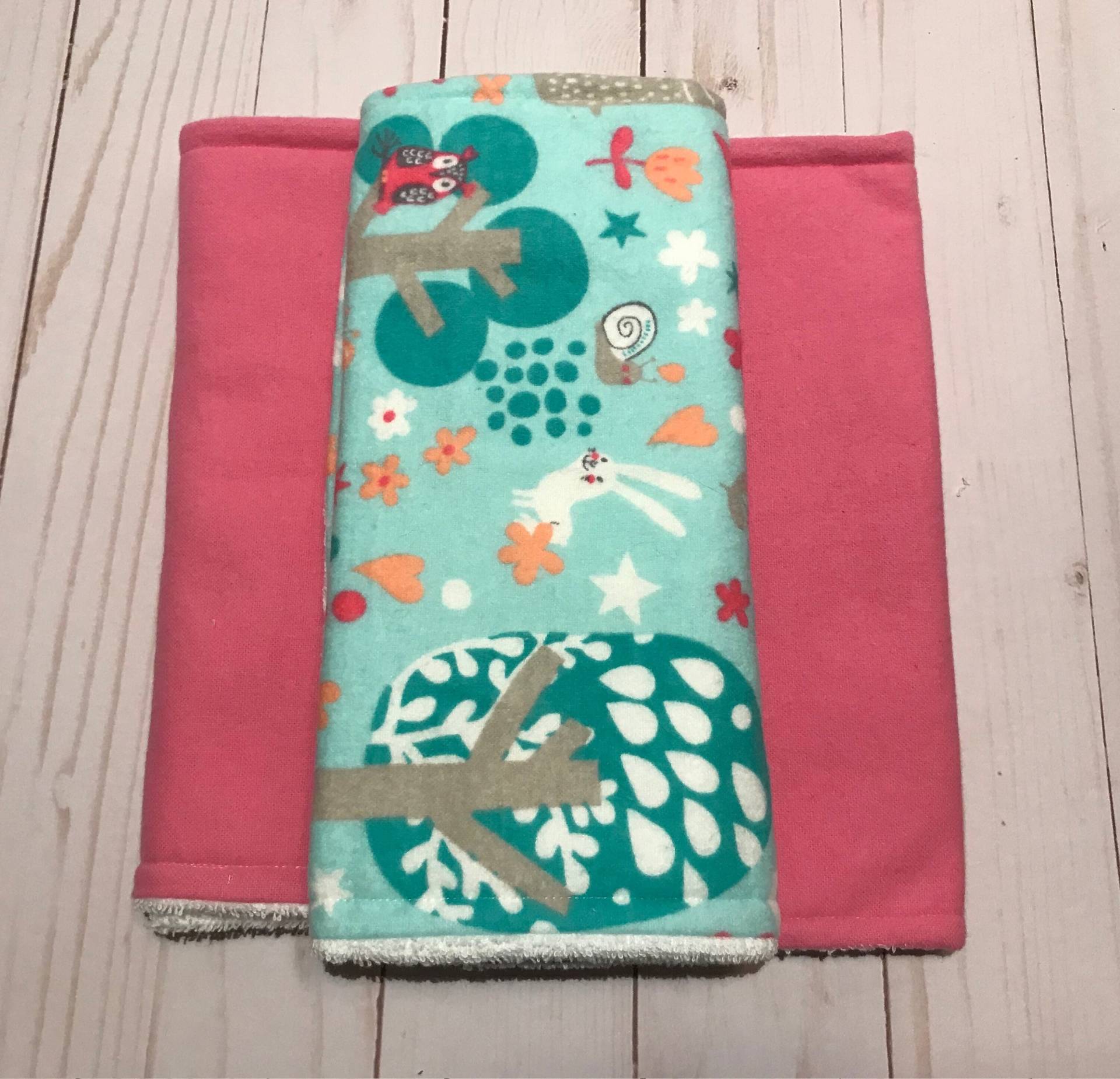 Rülpsen Sie 3Er Tuch, Füchse & Blumen Spucktücher, Baby-Geschenk, Baby-Dusche, Neugeborene Spucktuch, Lätzchen Und Aufstoßen von Etsy - LittleLeafSewing