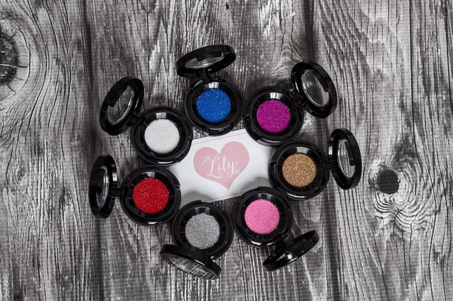 Make Up Vortäuschen - Glitzer Lidschattenkapseln von Etsy - LittleLilyShop