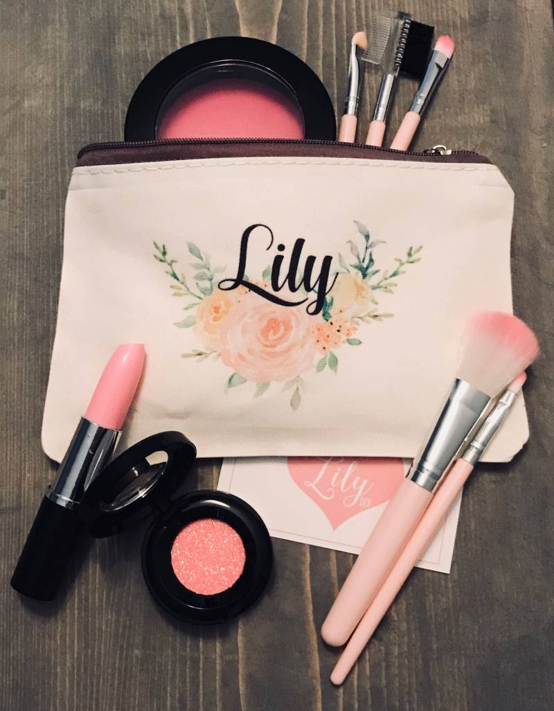 Personalisierte Schminktasche von Etsy - LittleLilyShop