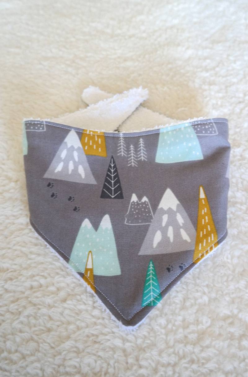 Baby Bandana Bib - Berge von Etsy - LittleLunaHandmade