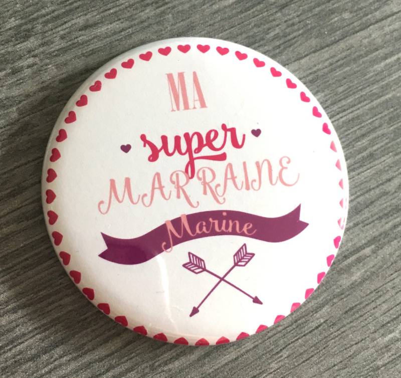 Spiegeln Sie Meine Super Patentante Anpassen von Etsy - LittlepopstudioFR
