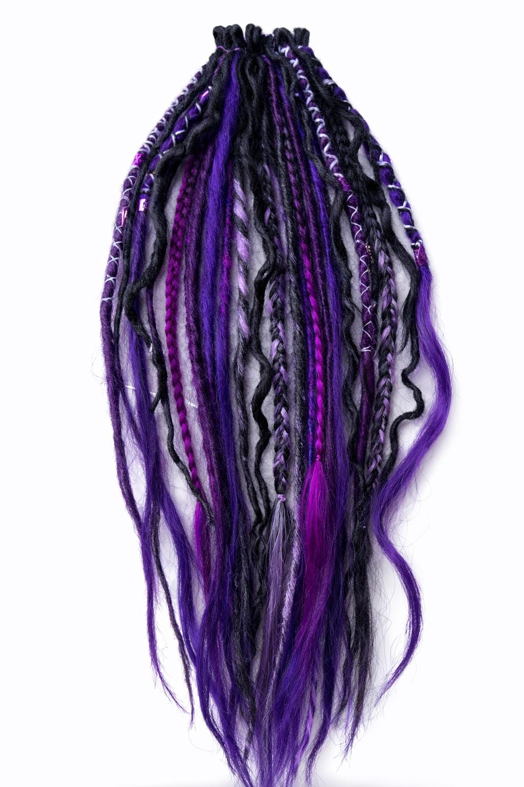 Fan-Art Fantasy Lilac Purple | Se Or De Dreadlocks Extensions Synthetic Dreads Partial Full Sets von Etsy - LivanaDreadart