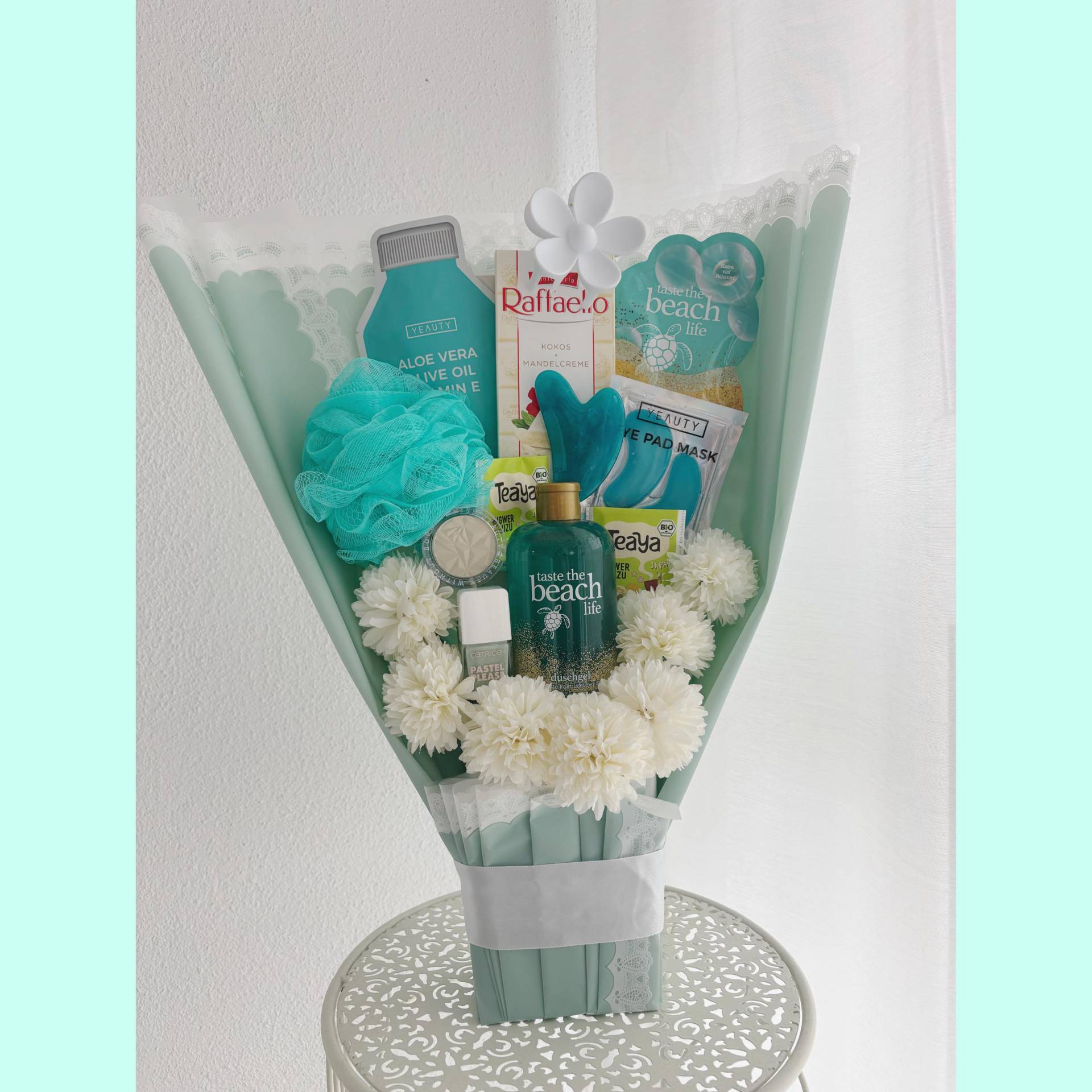 Geschenkset Geschenkstrauß Mutter Schwester Tochter Freundin Beauty Bouquet Rosen Geburtstag Besonderes Geschenk Kollegin von Etsy - LivskleinesAtelier