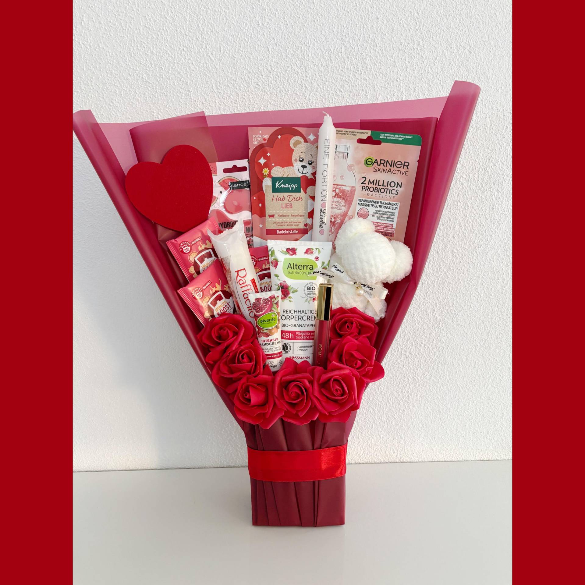 Geschenkstrauß Geschenkset Muttertag Beautybox Geburtstag, Mama, Schwester Tochter Freundin Beauty Bouquet, Luxus, Rosen von Etsy - LivskleinesAtelier