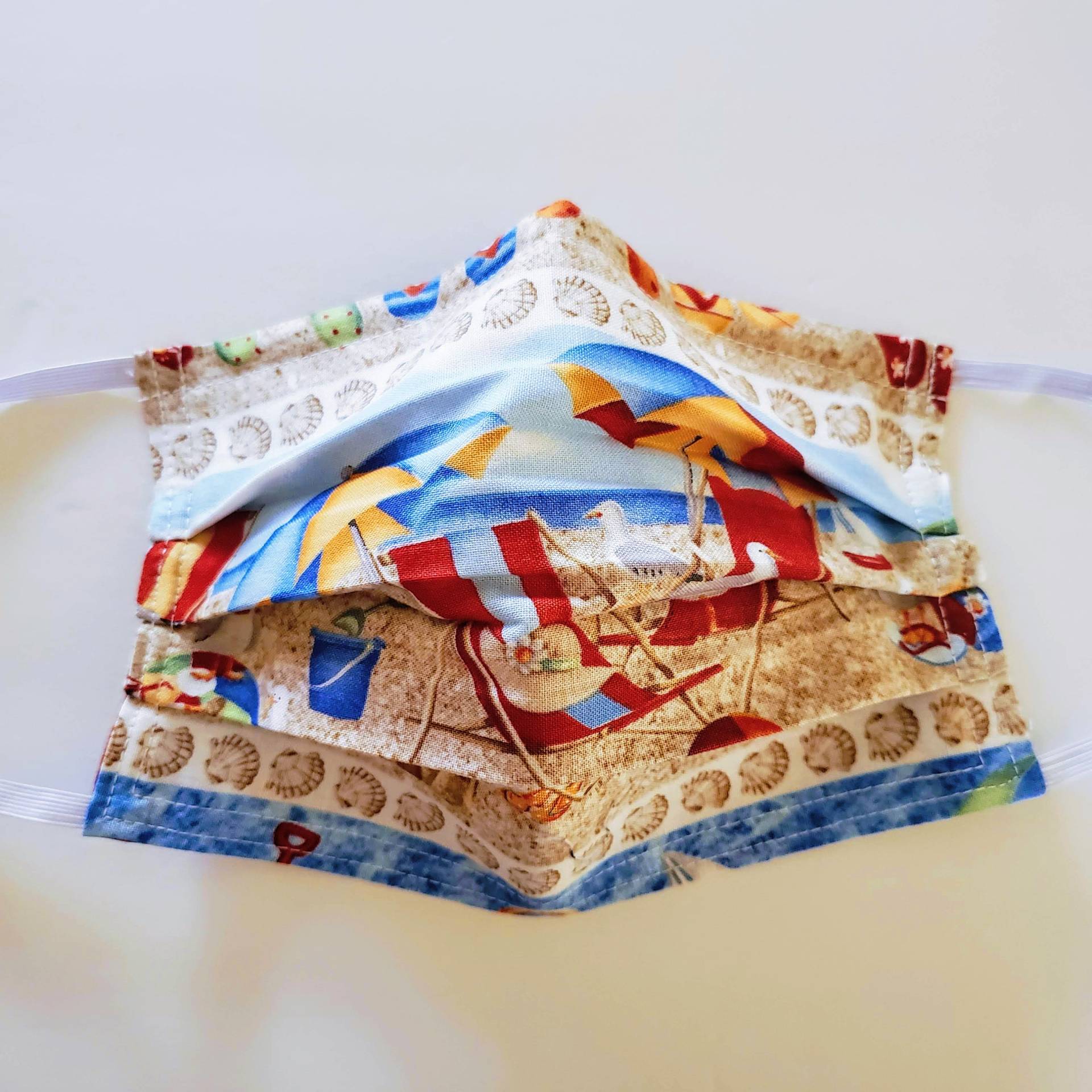 Beach Day Wiederverwendbare Verstellbare Gesichtsmaske Mit Filterfach Und Nasenklemmendraht von Etsy - LochNessLocker