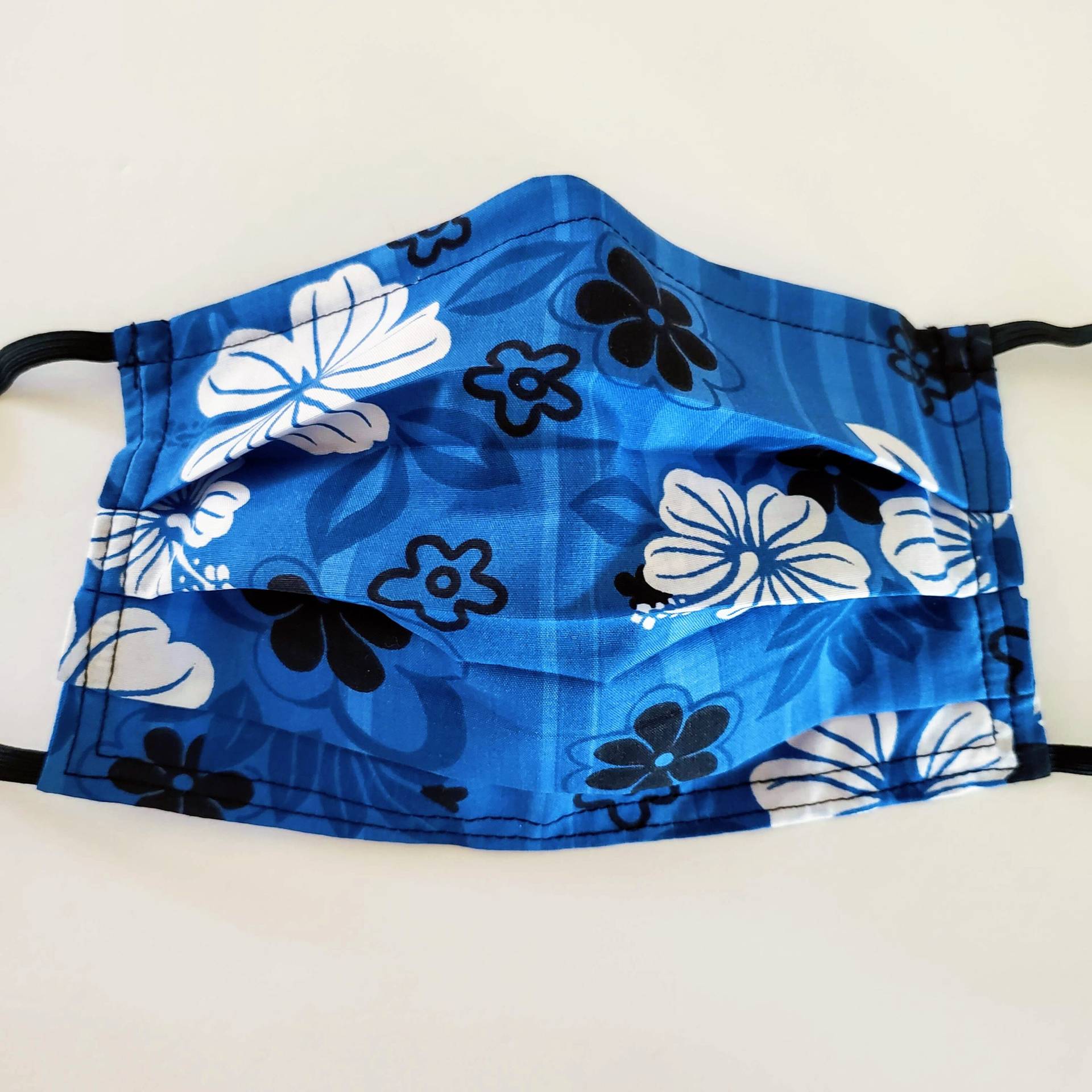 Blaue Wiederverwendbare Hawaii-Maske von Etsy - LochNessLocker