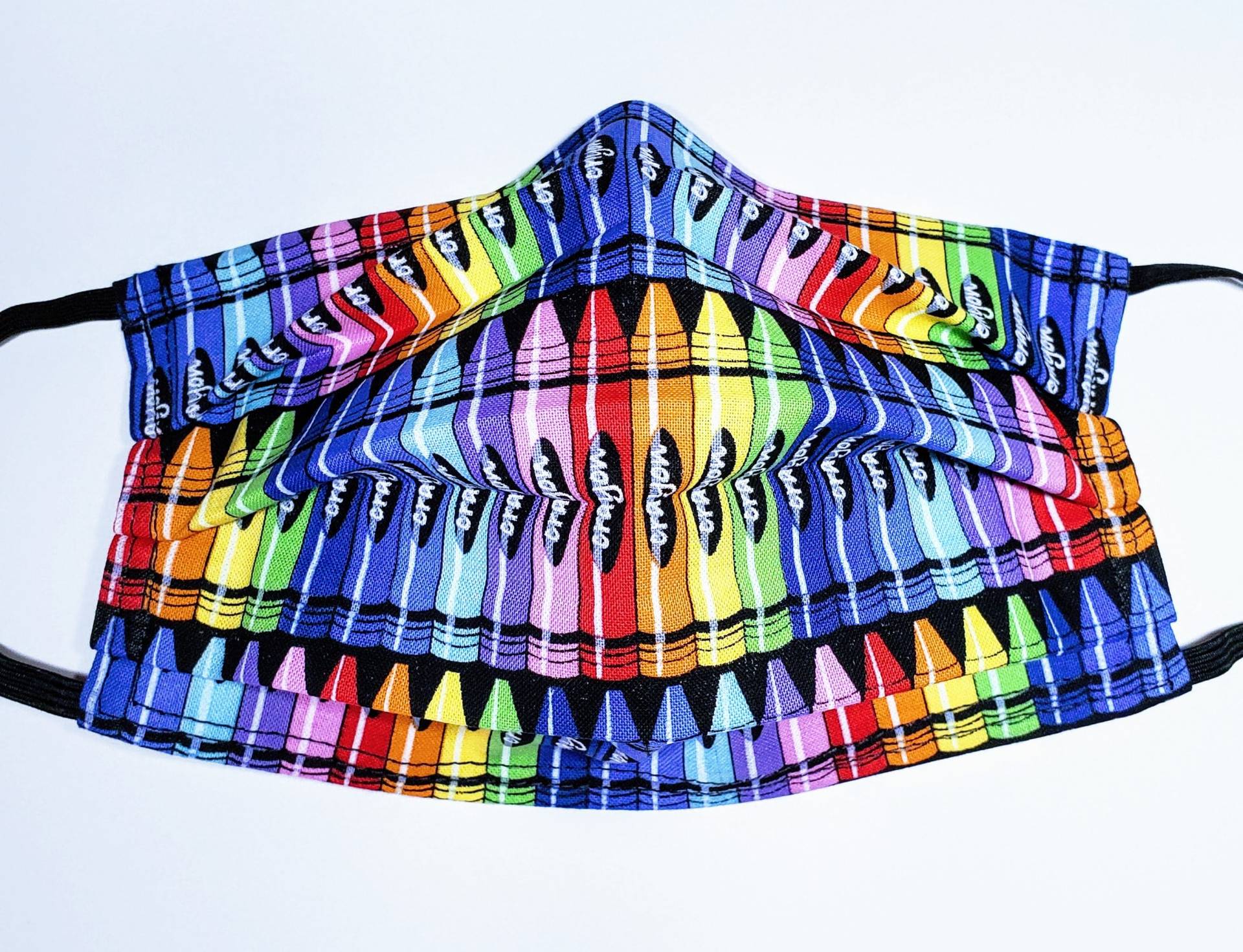 Crayons Wiederverwendbare Maske von Etsy - LochNessLocker