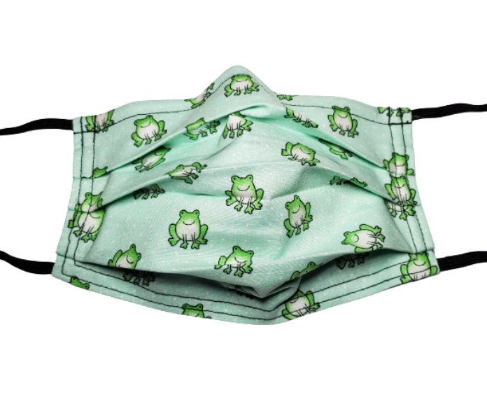 Frosch Ribbits Maske Wiederverwendbar Verstellbare Gesichtsmaske Mit Nasennadel Draht Und Filterfach 2 Lagen 100% Baumwolle Frosch Ribbits Maske Wiederverwendbar Verstellbare Gesichtsmaske Mit Nasennadel Draht Und Filterfach 2 Lagen 100% Baumwolle von Etsy - LochNessLocker