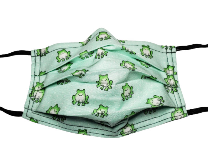 Frosch Ribbits Maske Wiederverwendbar Verstellbare Gesichtsmaske Mit Nasennadel Draht Und Filterfach 2 Lagen 100% Baumwolle von Etsy - LochNessLocker