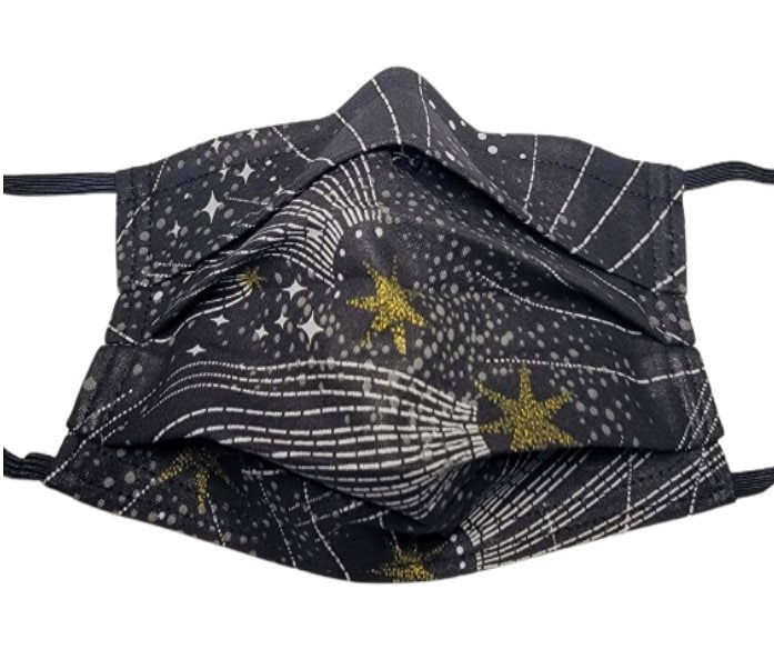 Kometen Und Sterne Maske Wiederverwendbare Gesichtsmaske Mit Nasennadel Draht Filterfach Kometen Und Sterne Maske Wiederverwendbare Gesichtsmaske Mit Nasennadel Draht Filterfach von Etsy - LochNessLocker
